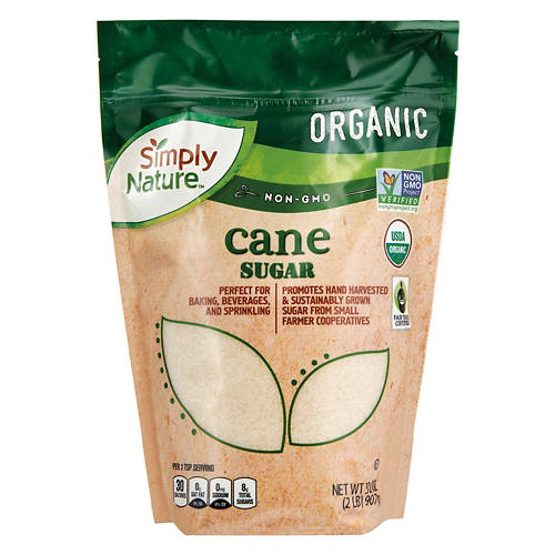 Simply Nature Organic Cane Sugar Pouch, 32 oz